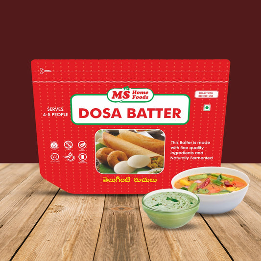 Dosa batter (1kg)with Sambar and Chutney